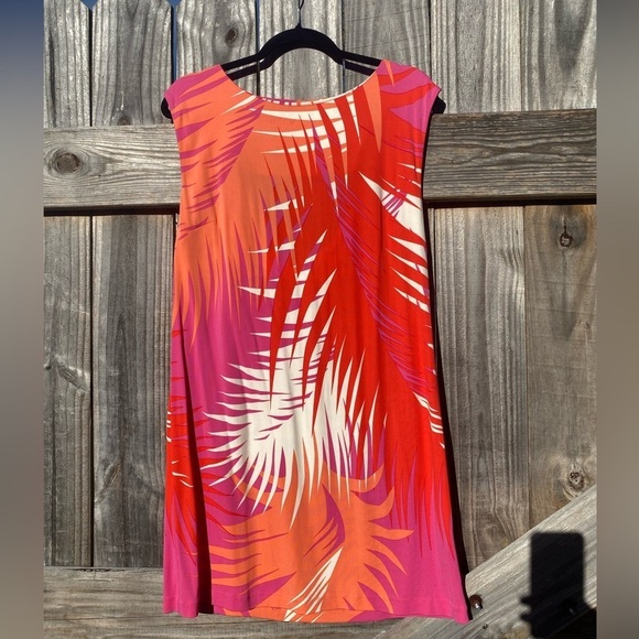 Tibi Pink and Orange Tropical Dress - Picture 1 of 7